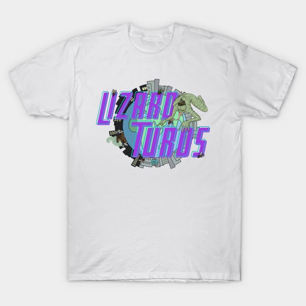 Lizard Turds T-Shirt by Expanding Reality